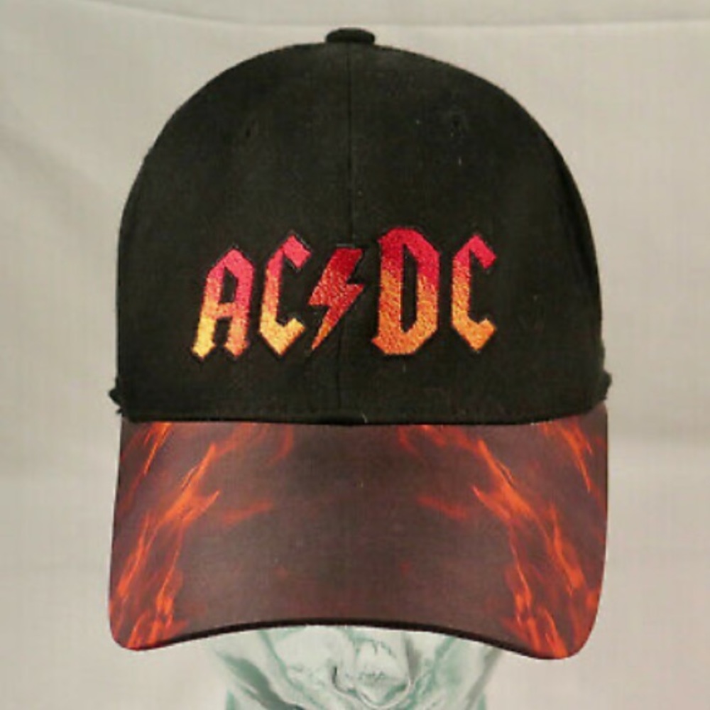 AC/DC HIGHWAY TO HELL FLAME BILL CAP 🔥